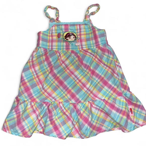 Disney Little Einsteins plaid dress with ruffle hem - Picture 1 of 8